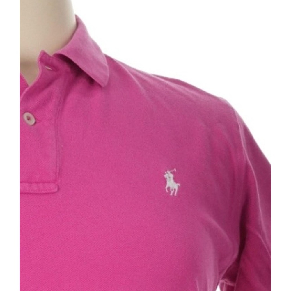 Ralph Lauren Sport Dress Women XL Pink Polo Pique Short Sleeve Cotton Knit Pony - Picture 7 of 7